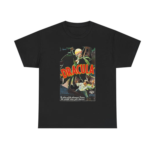 Dracula Vintage Movie Poster Tee | Classic Horror Vampire Graphic