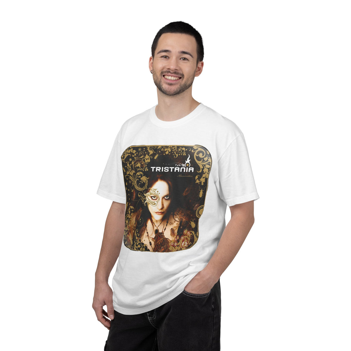Camiseta con el arte del álbum Illumination de Tristania | Camiseta de la banda noruega de metal gótico