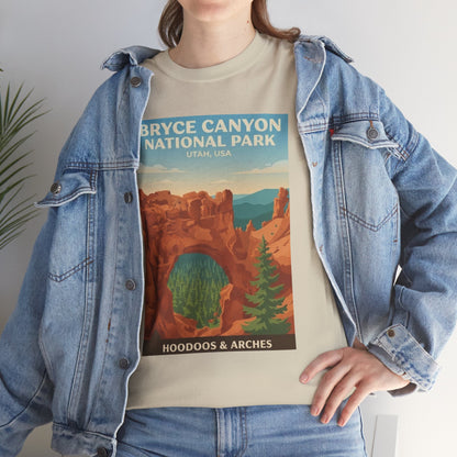 Bryce Canyon National Park Poster Tee | Hoodoos & Arches T-Shirt