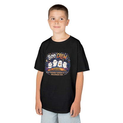Boo Crew Ghosts Kids Tee | Halloween Pumpkin Patch Illustration