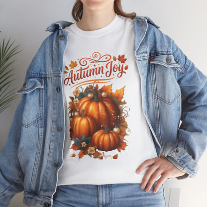 Autumn Joy Pumpkins T-Shirt | Fall Pumpkin Illustration