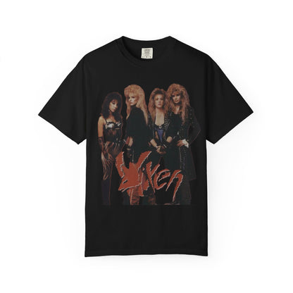 Camiseta con foto de la banda Vixen | Camiseta vintage de banda de rock femenina