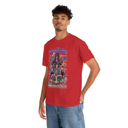 Camiseta con ilustración de banda de rock retro de los 80 | Gráfico de fantasía con guitarra vintage