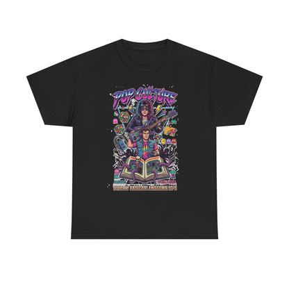 Camiseta con ilustración de banda de rock retro de los 80 | Gráfico de fantasía con guitarra vintage