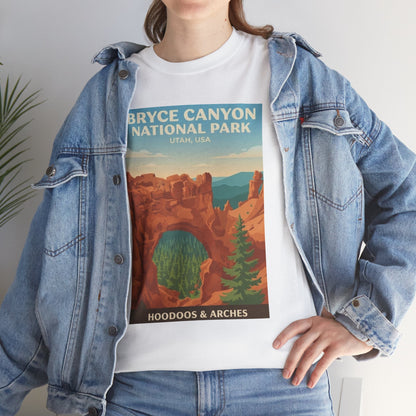 Bryce Canyon National Park Poster Tee | Hoodoos & Arches T-Shirt