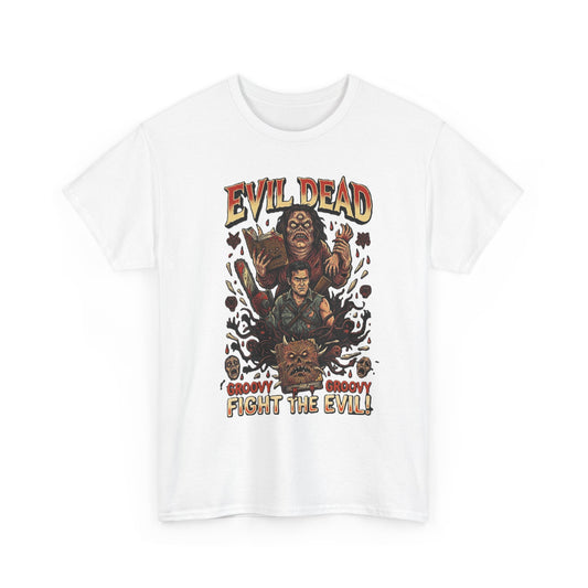 Evil Dead horror poster Tee | Ash vs Deadites cult classic movie shirt