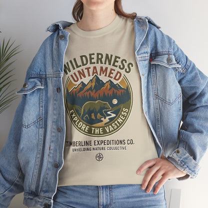 Wilderness Untamed Mountain Bear Graphic T-Shirt