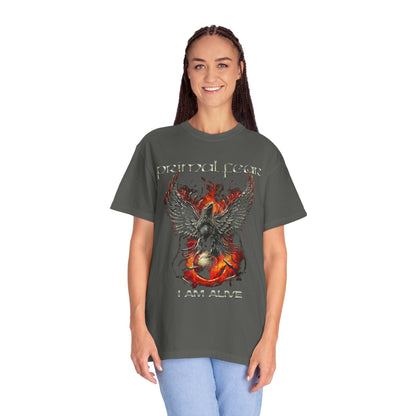 Primal Fear I Am Alive Phoenix Graphic T-shirt | Band Metal Tee