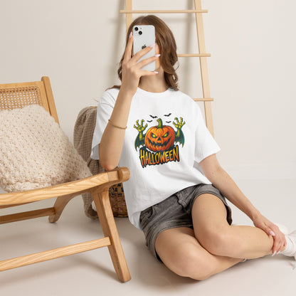 Jack-o'-Lantern Monster Pumpkin T-Shirt | Halloween Pumpkin Graphic Tee