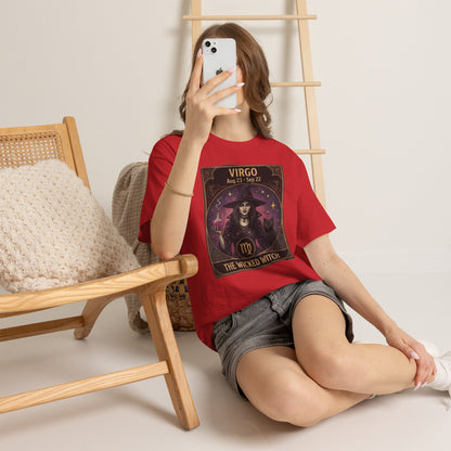 Camiseta Virgo Wicked Witch | Camiseta de Virgo de astrología del zodiaco de Halloween