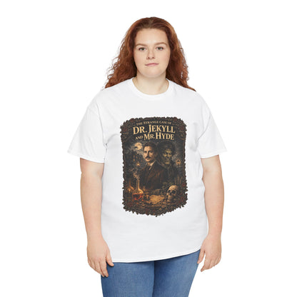 Dr. Jekyll and Mr. Hyde Gothic Portrait Tee | Classic Horror Novel Artwork