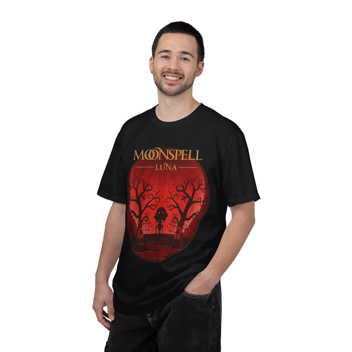 Moonspell Luna Gothic Moon Forest T-Shirt  / Gothic Metal Band Tee