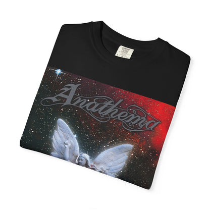 T-shirt graphique Anathema Angel | Design cosmique de statue d'ange