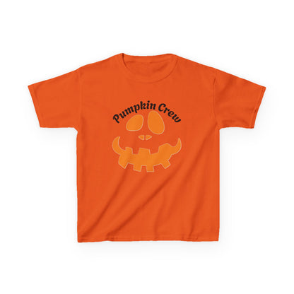 Pumpkin Crew Kids Tee | Halloween Jack-o'-Lantern Shirt