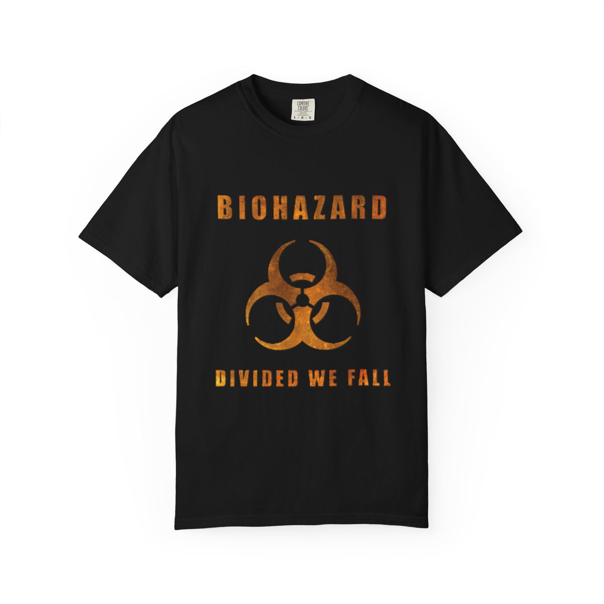Camiseta con arte de Biohazard Divided We Fall | Camiseta de metal con logo de Biohazard