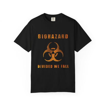 Camiseta con arte de Biohazard Divided We Fall | Camiseta de metal con logo de Biohazard