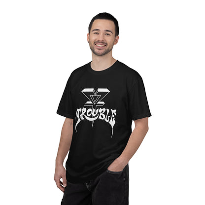 Trouble Logo Doom Metal T-shirt | Gothic Diamond Stoner Doom Metal Graphic Tee