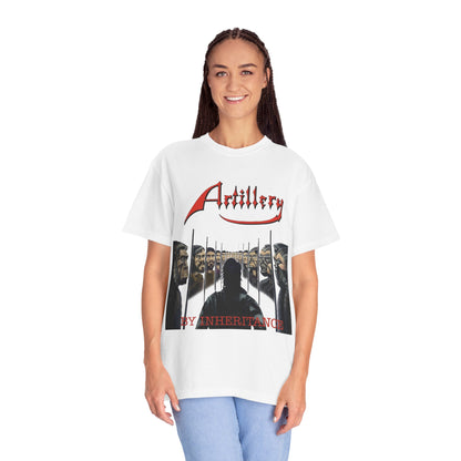 T-shirt avec la pochette de l'album By Inheritance d'Artillery | t-shirt vintage de groupe de thrash metal old school