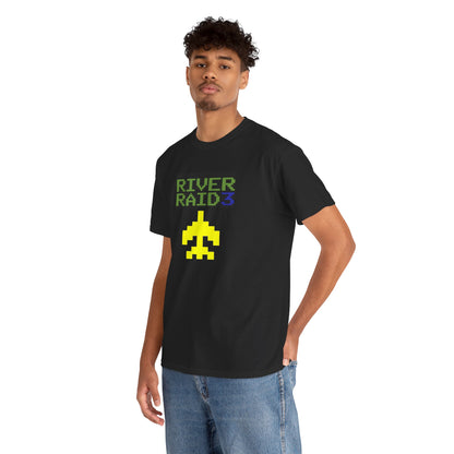 River Raid 3 pixel plane Tee | retro arcade gaming shirt