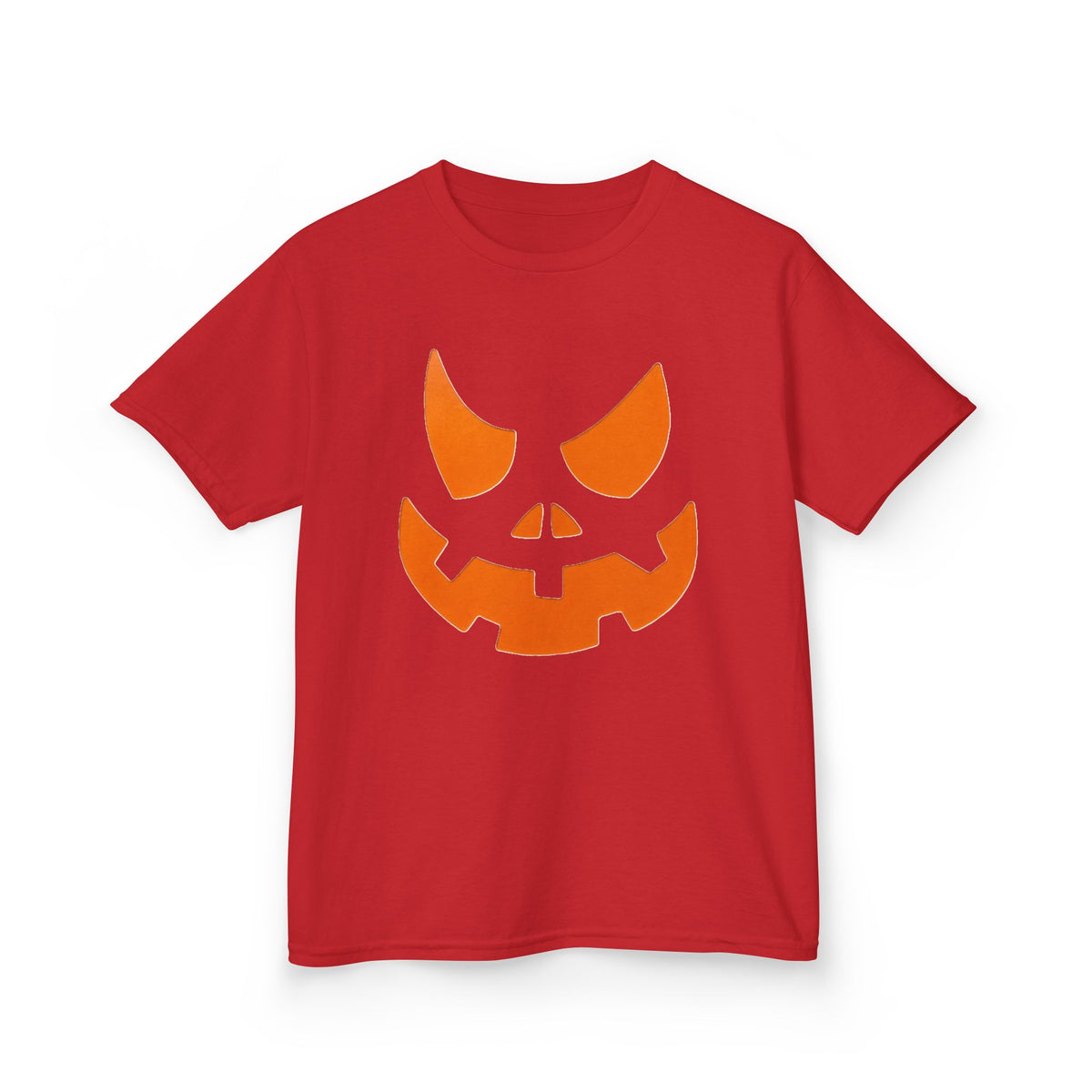 Jack-o'-Lantern Face Kids Tee | Halloween Pumpkin Shirt