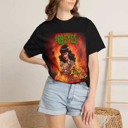 The 69 Eyes Aloha From Hell Album Artwork pinup graphic T-shirt | Finnish Gothic Rock Metal band artwork