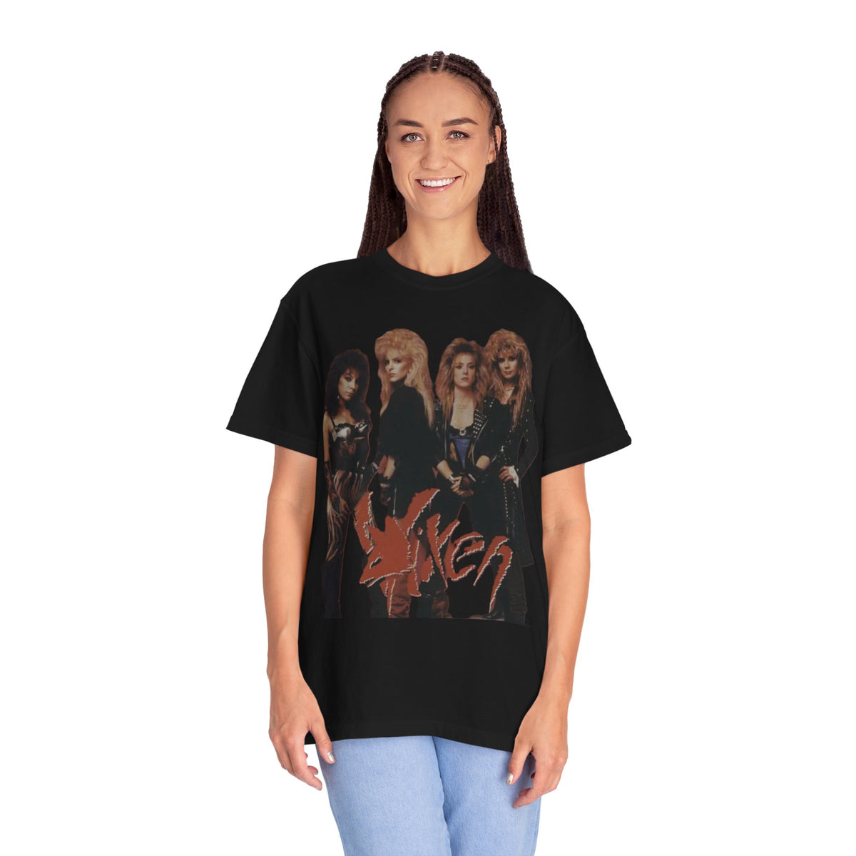Camiseta con foto de la banda Vixen | Camiseta vintage de banda de rock femenina