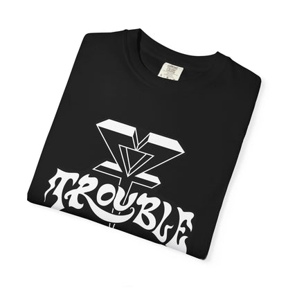 Trouble Logo Doom Metal T-shirt | Gothic Diamond Stoner Doom Metal Graphic Tee