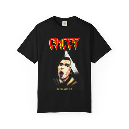 T-shirt avec la pochette de l'album To The Gory End de Cancer / T-shirt du groupe britannique de death-thrash metal