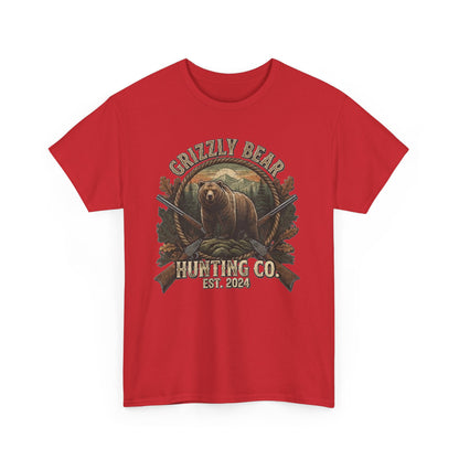 Grizzly Bear Hunting Co T-Shirt | Vintage Wildlife Outdoor Tee
