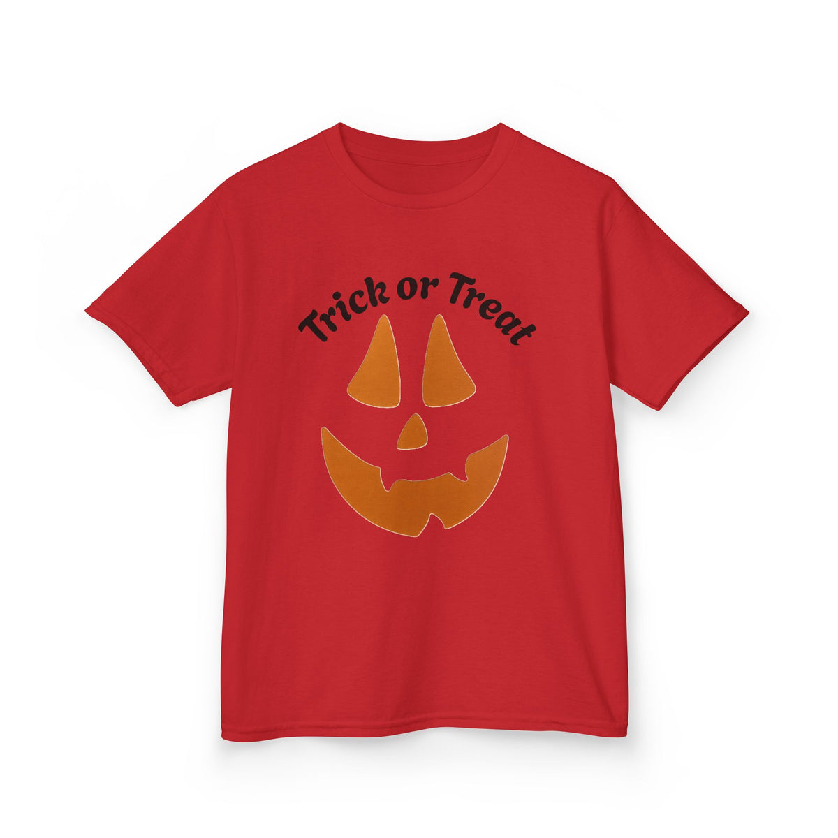 Trick or Treat Jack-o'-Lantern Kids Tee | Halloween Pumpkin Face