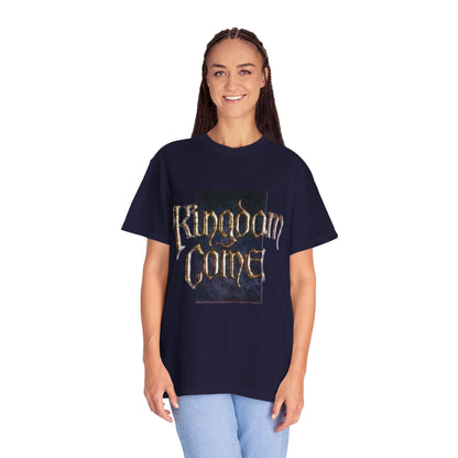 T-shirt logo en calligraphie gothique Kingdom Come | T-shirt de groupe de Hard Rock & Heavy Metal