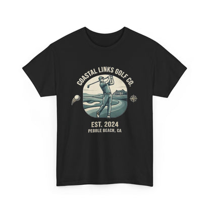 Coastal Links Golf Co logo T-Shirt | Pebble Beach est. 2024