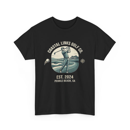 Coastal Links Golf Co logo T-Shirt | Pebble Beach est. 2024