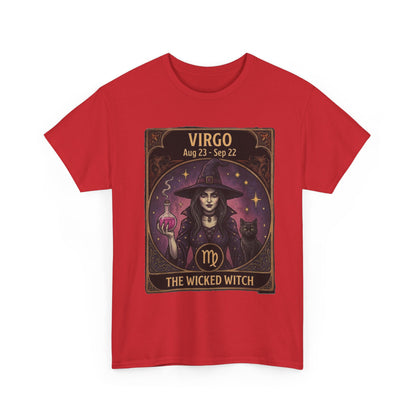 Camiseta Virgo Wicked Witch | Camiseta de Virgo de astrología del zodiaco de Halloween