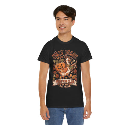 Silly Goose Pumpkin Club Tee | Fall Pumpkin Halloween Shirt