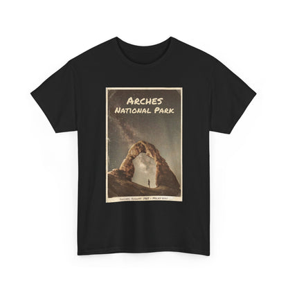 Arches National Park Vintage Poster T-Shirt |Utah Scenic Travel Tee