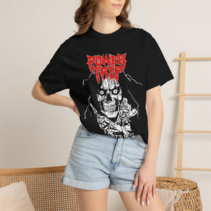 Power Trip Skull Hornets Nest T-Shirt / Thrash Metal Band Tee