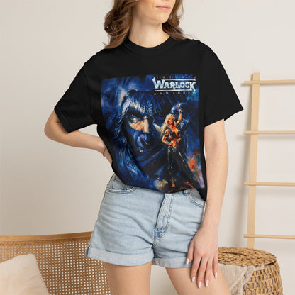 Warlock Triumph & Agony Artwork T-Shirt | Classic German Heavy Metal - Doro Pesch