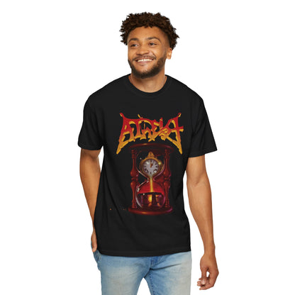 Camiseta con el arte del álbum Piece of Time de Atheist | Camiseta gráfica de death metal de Florida con motivo de reloj