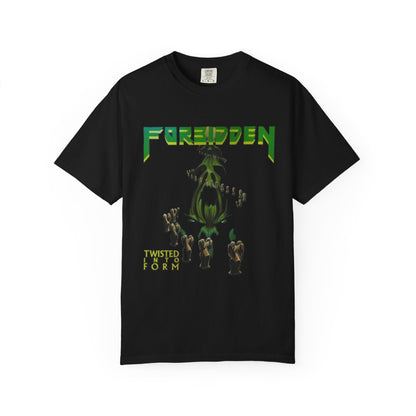 Forbidden Twisted Into Form Album Cover T-shirt | Heavy Metal Graphic Tee
