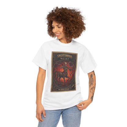 T-shirt illustration Archer du Sagittaire | Chemise horoscope centaure signe du zodiaque Halloween
