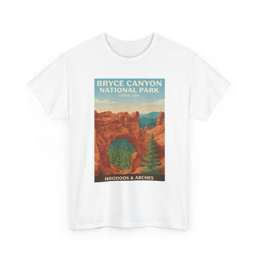 Bryce Canyon National Park Poster Tee | Hoodoos & Arches T-Shirt