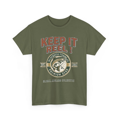 Keep It Reel Fishing Bass Graphic T-Shirt