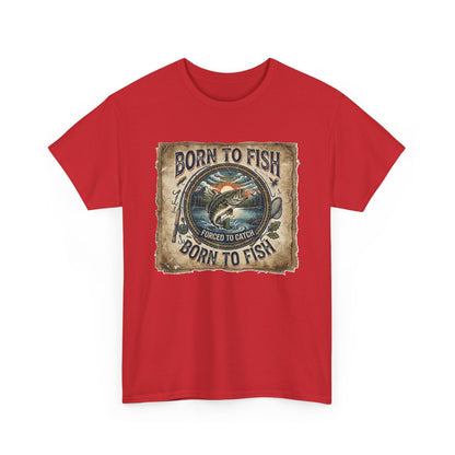 Born to Fish graphic tee | Fishing shirt, vintage fish design