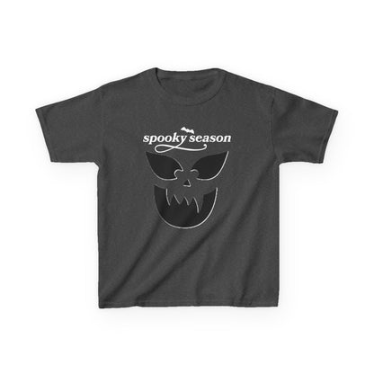 Spooky Season Jack-O'-Lantern Kids Tee | Halloween Pumpkin Shirt