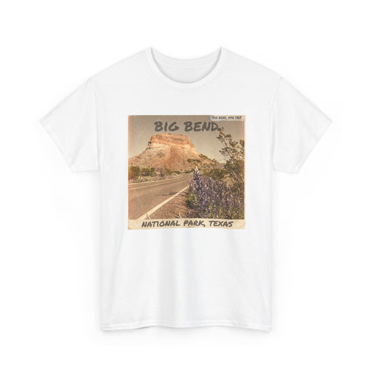 Big Bend National Park Road Vintage Photo Tee | Texas Desert Landscape