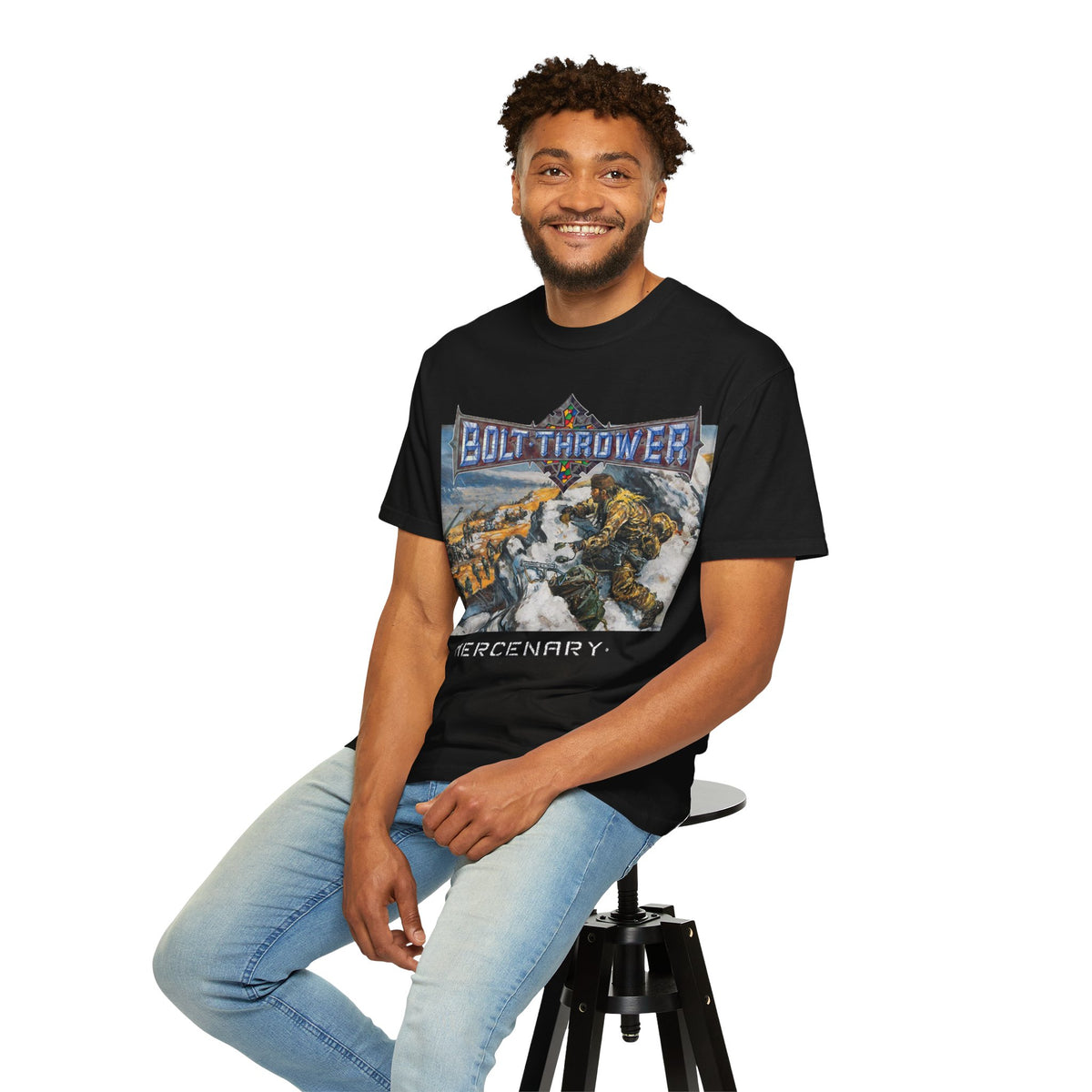 Bolt Thrower Mercenary  Album Double Sided T-shirt | Death Metal Band Tee