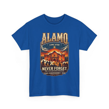 T-shirt Alamo Never Forget Texas Independence 1836