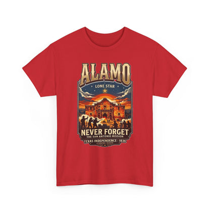 T-shirt Alamo Never Forget Texas Independence 1836