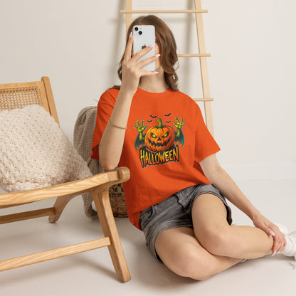 Jack-o'-Lantern Monster Pumpkin T-Shirt | Halloween Pumpkin Graphic Tee